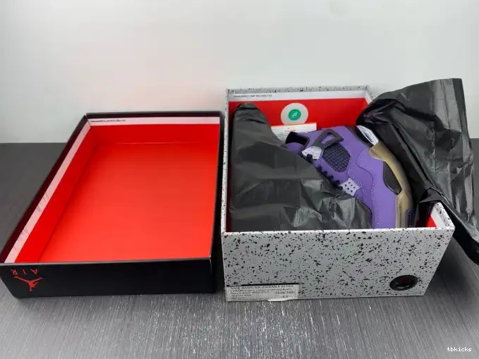 Cheap TB Purple LN4 766296 (Friends Scott Travis and Family) Jordan 4 Retro 0603